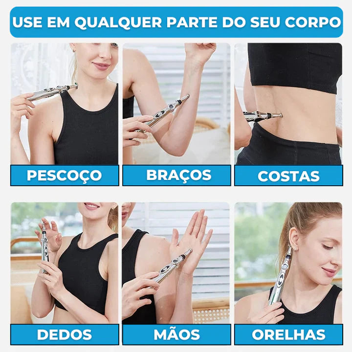 Caneta Mágica® | Caneta de Eletroacupuntura de Alta Tecnologia - Alívio da Dor sem Agulhas
