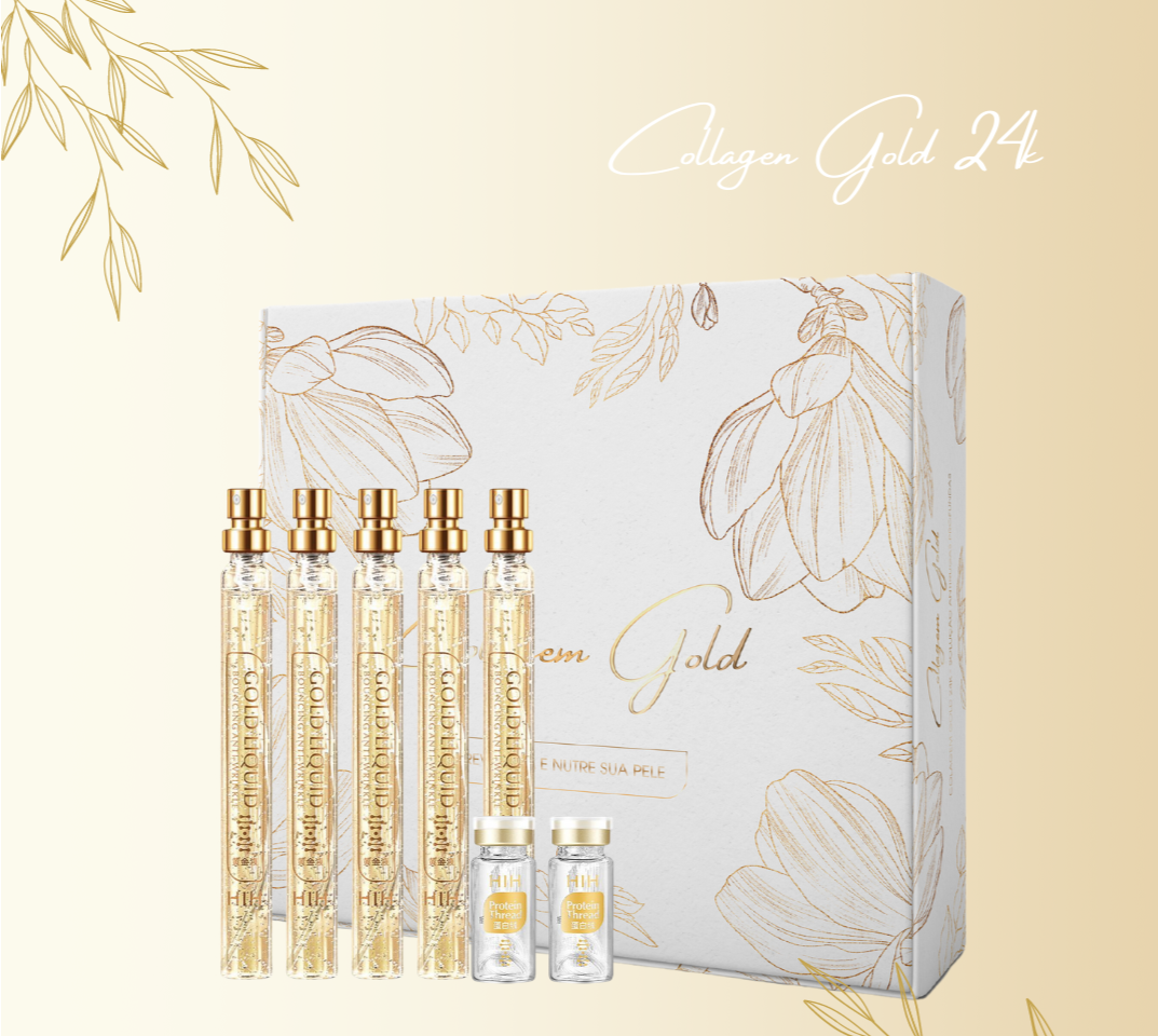 Fio Dourado de Colagénio 24K
