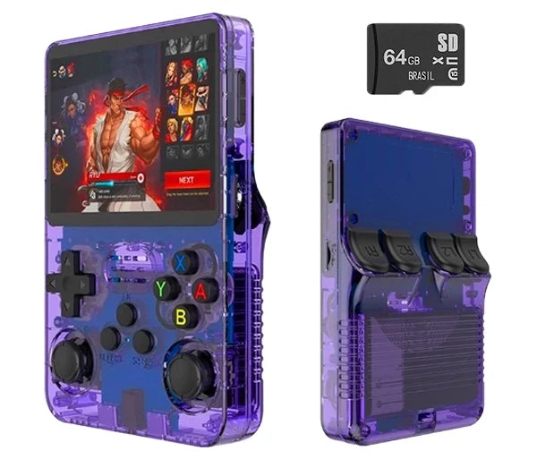 50-Consola R36S™ - 17.500 Jogos de 20+ Consoles