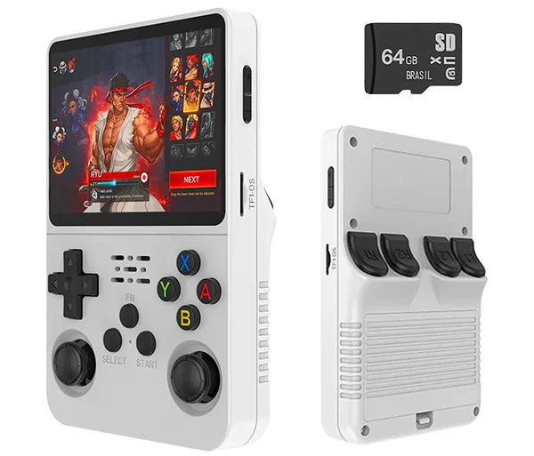 50-Consola R36S™ - 17.500 Jogos de 20+ Consoles