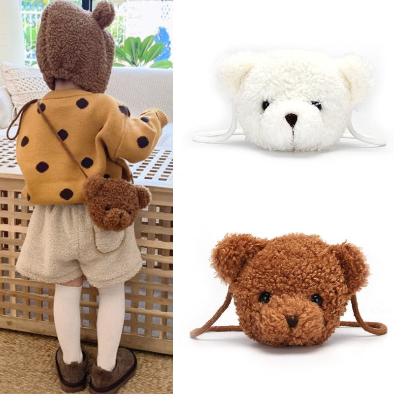 Bolsa infantil - ursinho de pelúcia - Empório dos sonhos