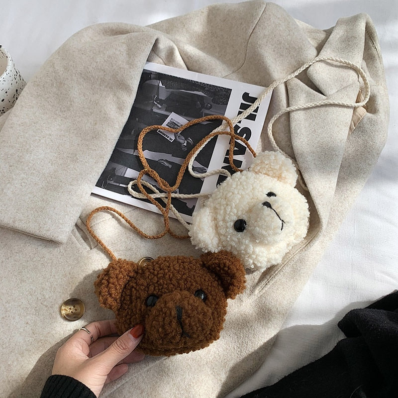 Bolsa infantil - ursinho de pelúcia - Empório dos sonhos