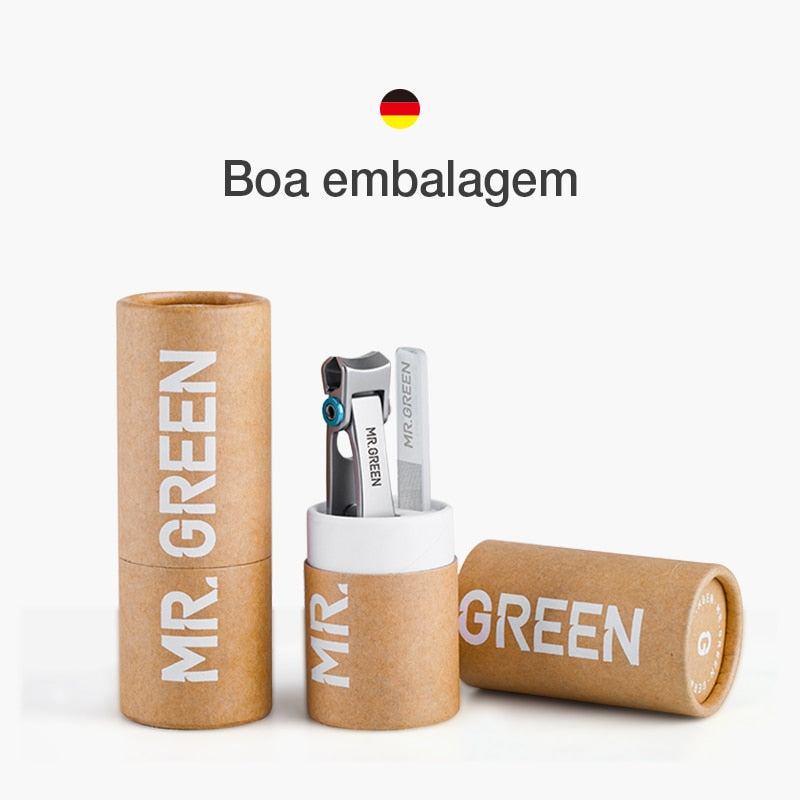 Cortadores de Unhas Mr. Green, Aço Inoxidável - Empório dos sonhos
