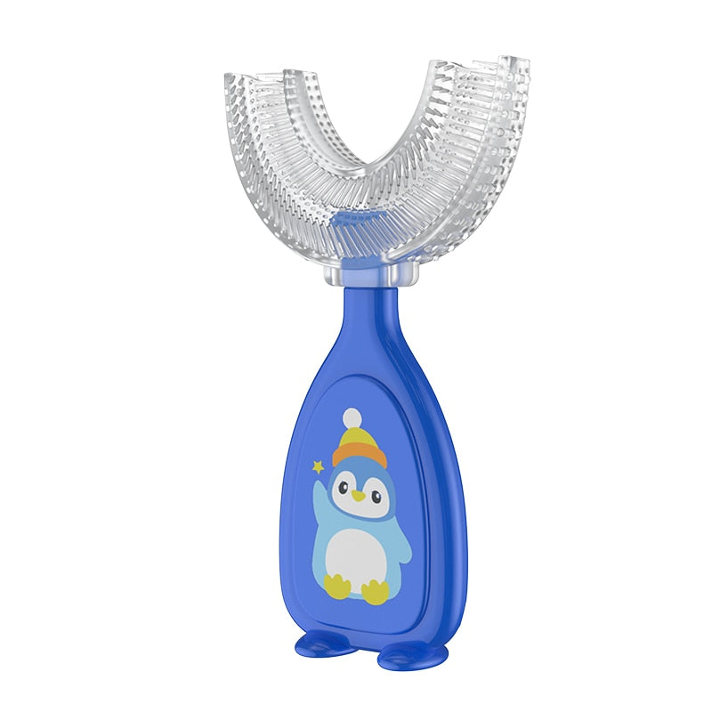 Escova de dentes infantil - em formato de U - Empório dos sonhos