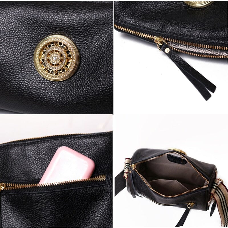 28-Bolsa de Couro Feminina -Dream Fashion