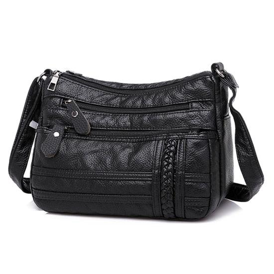 Bolsa Feminina de Couro - Scarlet Elegance