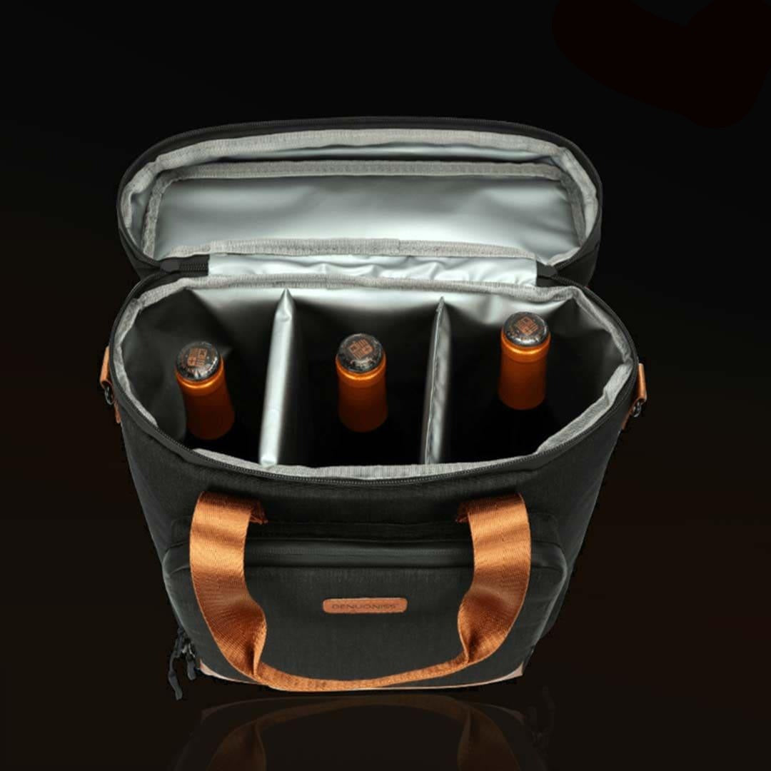 Bolsa Porta Vinhos e Taças - Carregue Vinhos Com Mais Praticidade