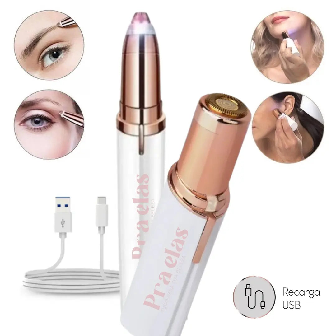 Caneta Depiladora Sobrancelha / Facial (Leve 2 e Poupe 60%)