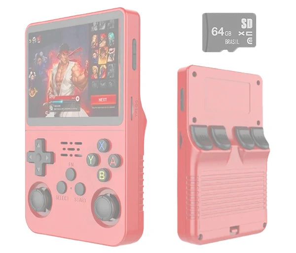 50-Consola R36S™ - 17.500 Jogos de 20+ Consoles
