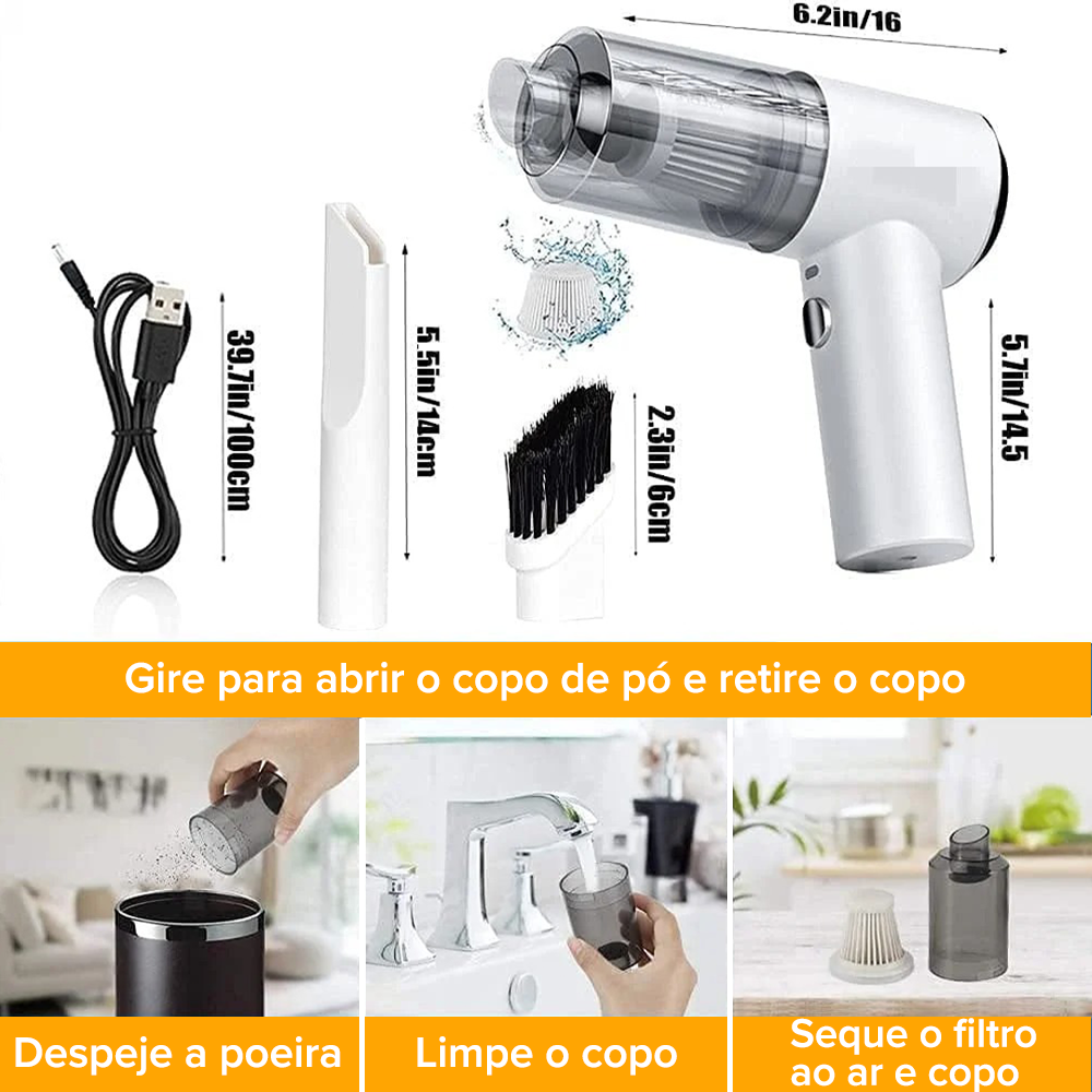 41-Empório Dos sonhos Aspirador Profissional Sem Fios