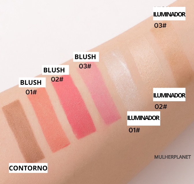 Multi Finish Trio Blush, Iluminador & Contorno - Beauty Glamour