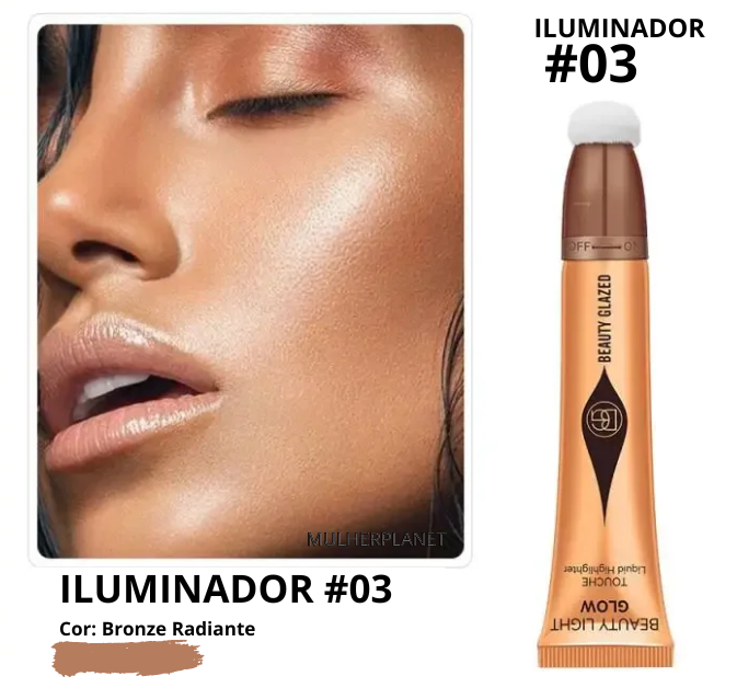 Multi Finish Trio Blush, Iluminador & Contorno - Beauty Glamour