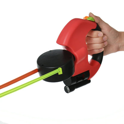 58-TwistWalk Duo™ - Coleira Retrátil Dupla da Empório dos sonhos