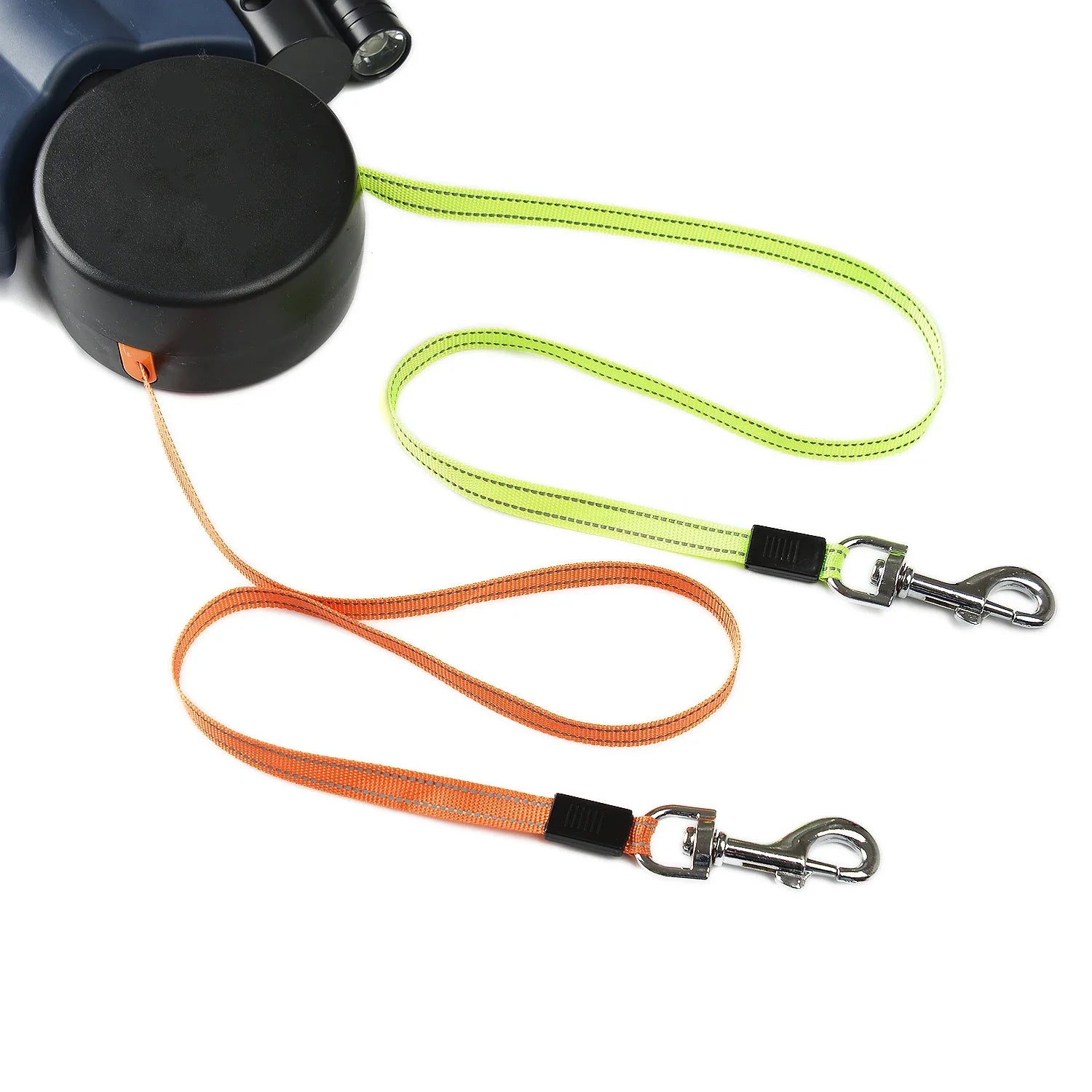 58-TwistWalk Duo™ - Coleira Retrátil Dupla da Empório dos sonhos