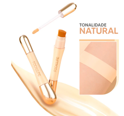 Corretor Focallure 3 em 1 - Antimanchas e Rejuvenescedor