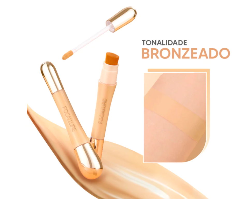 Corretor Focallure 3 em 1 - Antimanchas e Rejuvenescedor