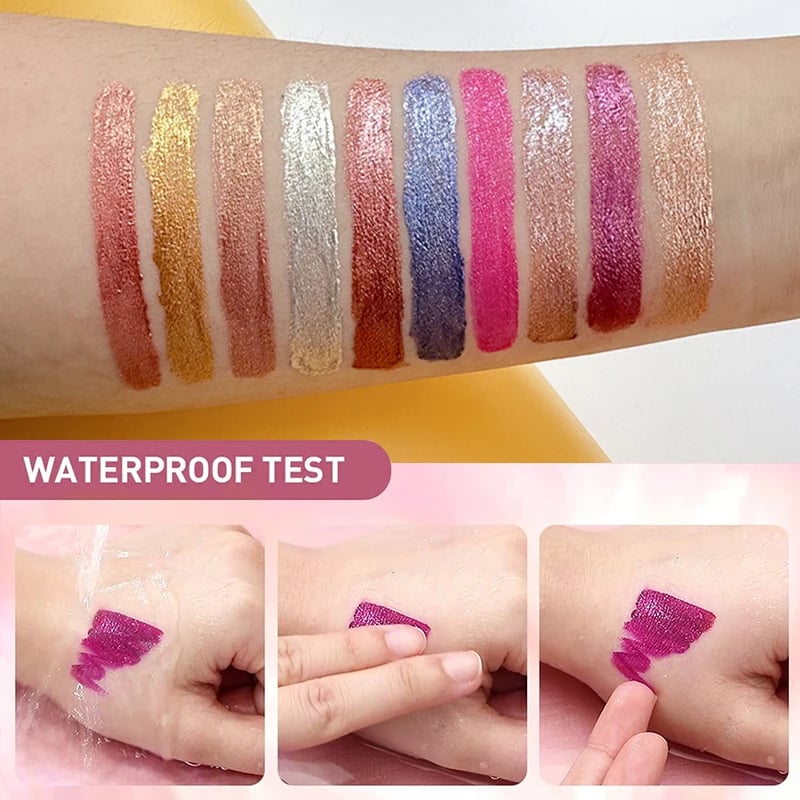 🔥GlamourLabial - Brilho Metálico de Longa Duração