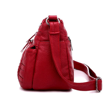 Bolsa Feminina de Couro - Scarlet Elegance