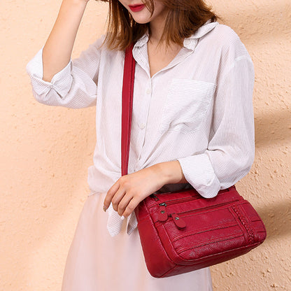 Bolsa Feminina de Couro - Scarlet Elegance